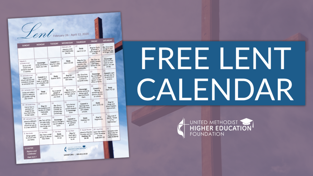Printable Lent Calendar Calendar Template 2021 Gambaran