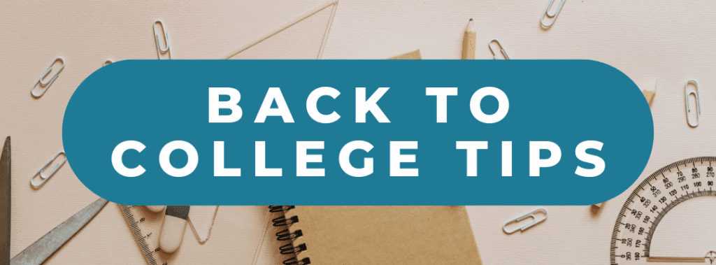 back to college tips